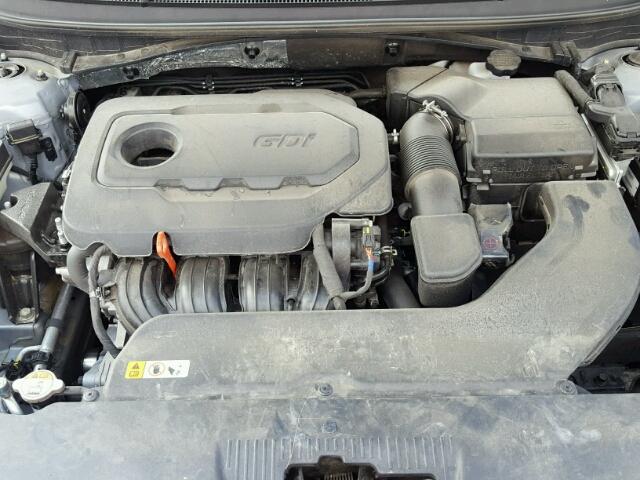 5NPE24AF2GH399369 - 2016 HYUNDAI SONATA SILVER photo 7