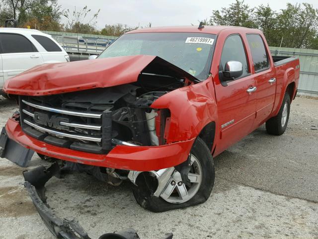 3GTP2VE39BG391138 - 2011 GMC SIERRA K15 RED photo 2