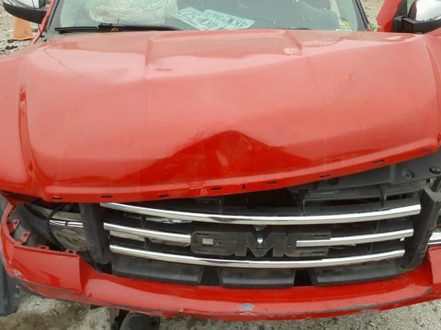 3GTP2VE39BG391138 - 2011 GMC SIERRA K15 RED photo 7