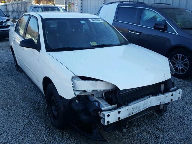1G1ZS51F46F105317 - 2006 CHEVROLET MALIBU LS WHITE photo 1