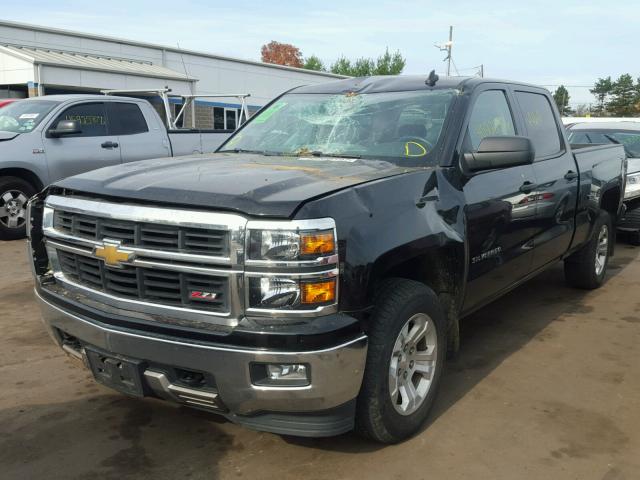 1GCUKREC9EF193062 - 2014 CHEVROLET SILVERADO BLACK photo 2