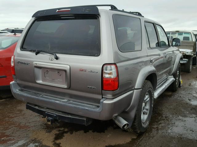 JT3HN86R120390316 - 2002 TOYOTA 4RUNNER SILVER photo 4