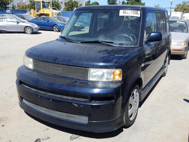 JTLKT324550199446 - 2005 TOYOTA SCION XB Azul foto 2