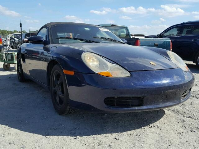 WP0CA29891U622105 - 2001 PORSCHE BOXSTER BLUE photo 1