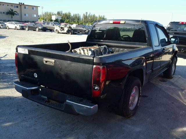 1GCCS19E178210338 - 2007 CHEVROLET COLORADO BLACK photo 4