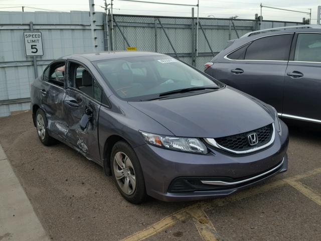 2HGFB2F50FH552574 - 2015 HONDA CIVIC LX CHARCOAL photo 1