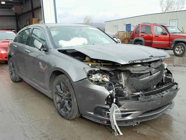 1C3CCBCG6DN719629 - 2013 CHRYSLER 200 LIMITE GRAY photo 1