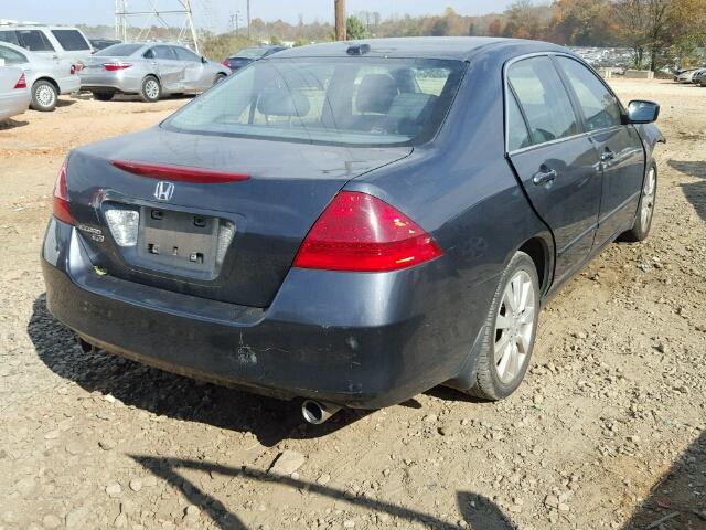 1HGCM66506A038517 - 2006 HONDA ACCORD EX GRAY photo 4