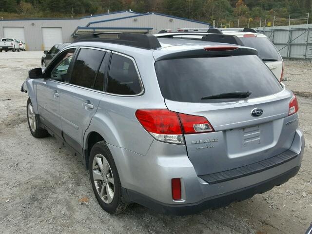 4S4BRCGC0D3305207 - 2013 SUBARU OUTBACK 2. BLUE photo 3