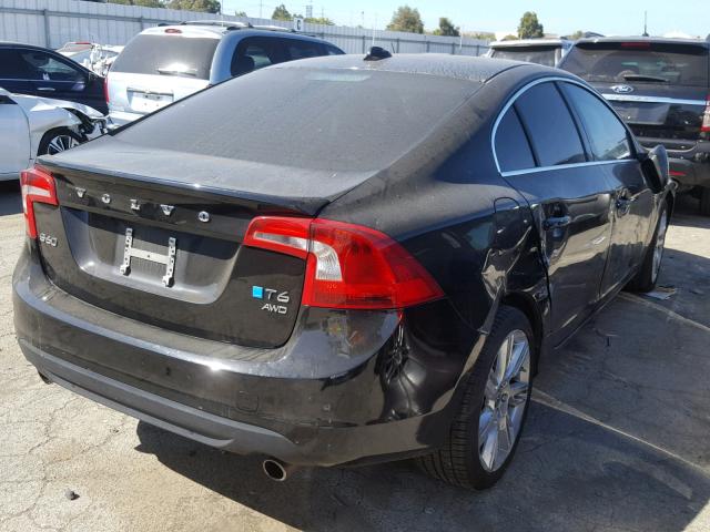 YV1902FH1D1223531 - 2013 VOLVO S60 T6 BLACK photo 4