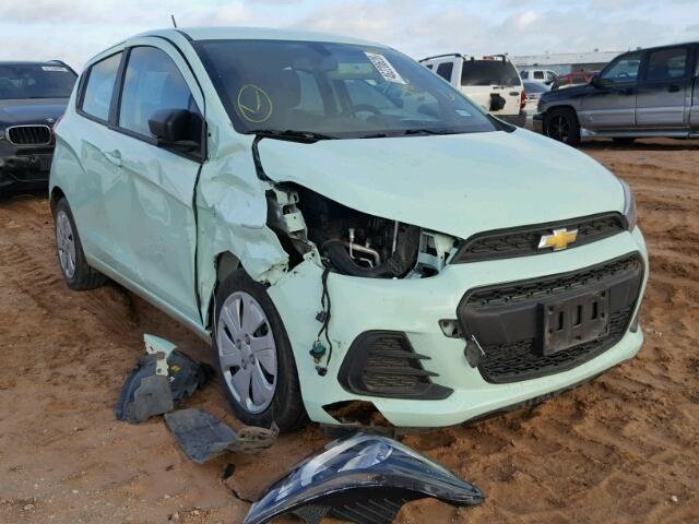 KL8CB6SA5JC432754 - 2018 CHEVROLET SPARK LS GREEN photo 1