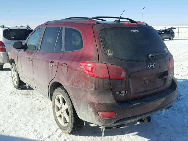 5NMSH13E97H086904 - 2007 HYUNDAI SANTA FE RED photo 3