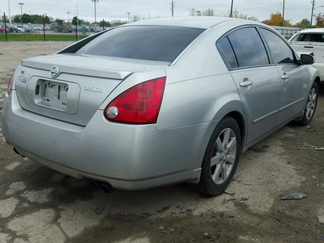 1N4BA41E86C827099 - 2006 NISSAN MAXIMA SE SILVER photo 4