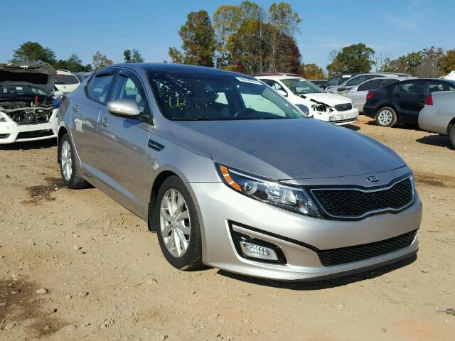 5XXGN4A71EG311011 - 2014 KIA OPTIMA EX SILVER photo 1