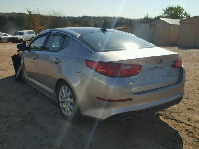 5XXGN4A71EG311011 - 2014 KIA OPTIMA EX SILVER photo 3