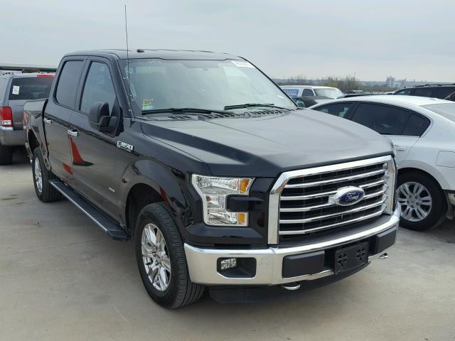 1FTEW1EP3GKE10497 - 2016 FORD F150 SUPER BLACK photo 1