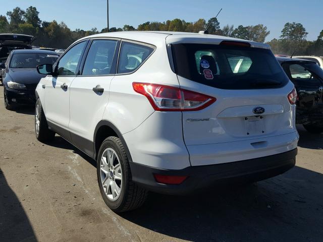 1FMCU0F7XEUC49259 - 2014 FORD ESCAPE S WHITE photo 3