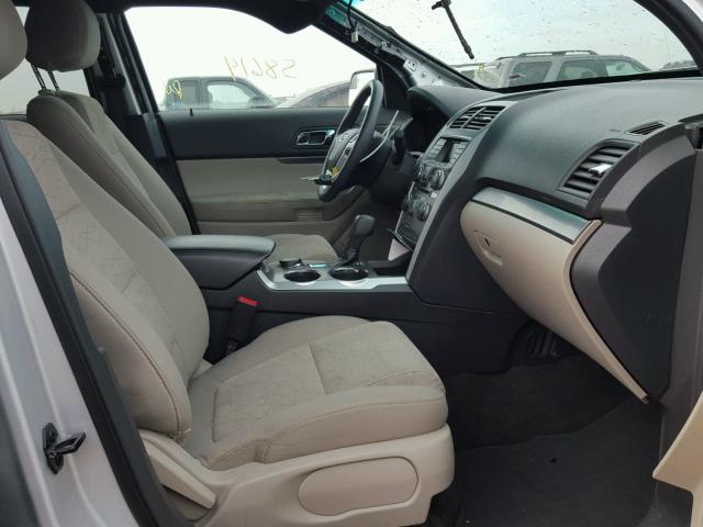 1FM5K8B86DGB89473 - 2013 FORD EXPLORER SILVER photo 5