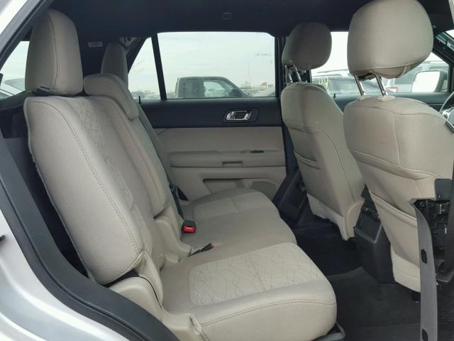 1FM5K8B86DGB89473 - 2013 FORD EXPLORER SILVER photo 6