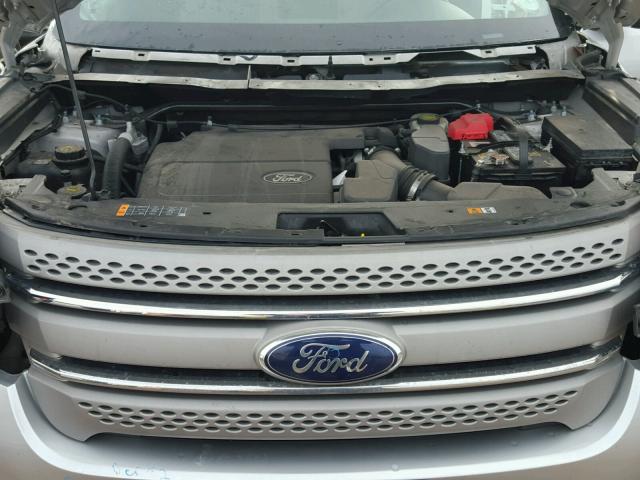 1FM5K8B86DGB89473 - 2013 FORD EXPLORER SILVER photo 7