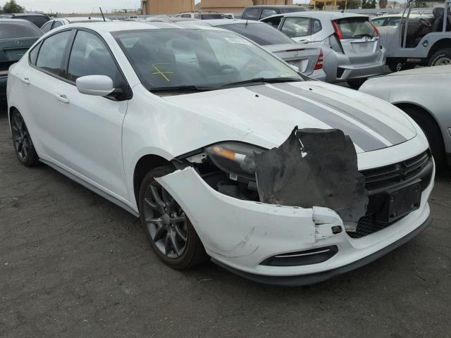 1C3CDFAA3FD432812 - 2015 DODGE DART SE WHITE photo 1