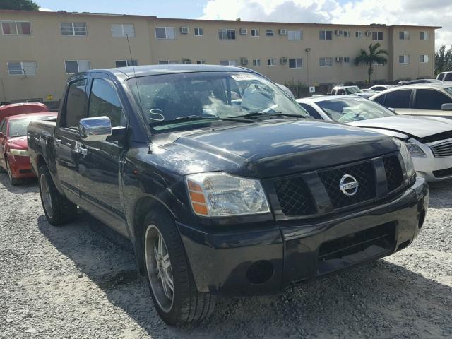 1N6AA07A14N507849 - 2004 NISSAN TITAN BLACK photo 1