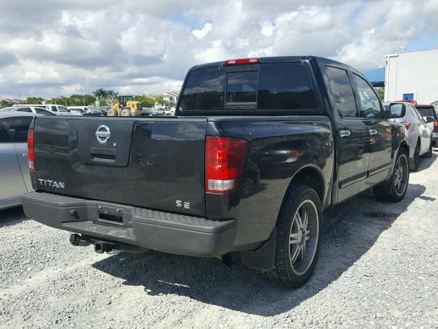 1N6AA07A14N507849 - 2004 NISSAN TITAN BLACK photo 4