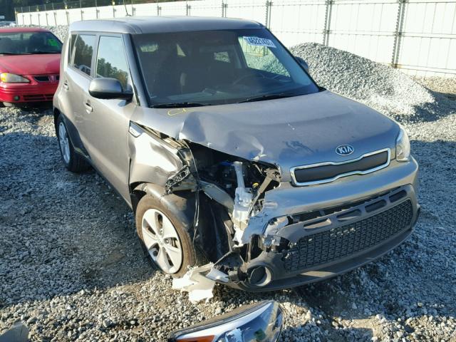 KNDJN2A20F7207375 - 2015 KIA SOUL GRAY photo 1