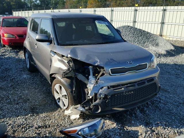 KNDJN2A20F7207375 - 2015 KIA SOUL GRAY photo 9