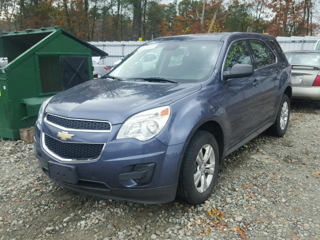 2GNFLCEK8D6235215 - 2013 CHEVROLET EQUINOX LS BLUE photo 2