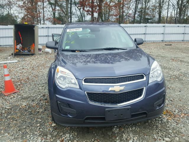 2GNFLCEK8D6235215 - 2013 CHEVROLET EQUINOX LS BLUE photo 9