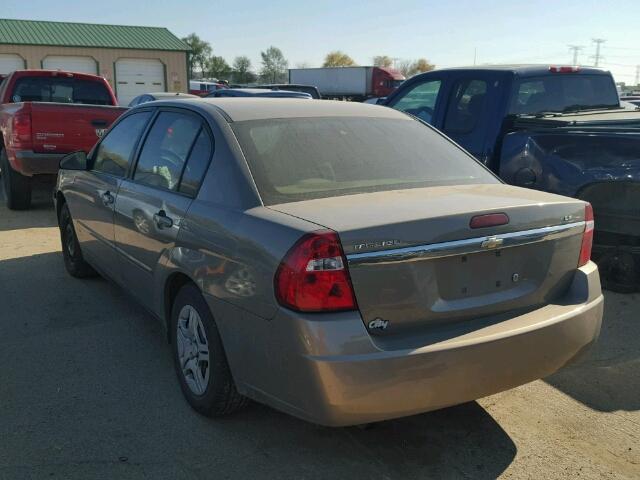 1G1ZS58F37F140986 - 2007 CHEVROLET MALIBU LS GOLD photo 3