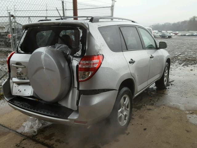 2T3BF4DV9CW255086 - 2012 TOYOTA RAV4 SILVER photo 4