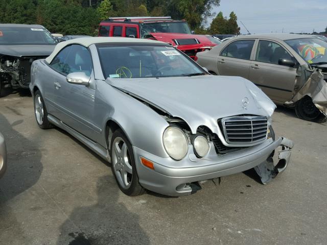 WDBLK70G03T129970 - 2003 MERCEDES-BENZ CLK 430 SILVER photo 1