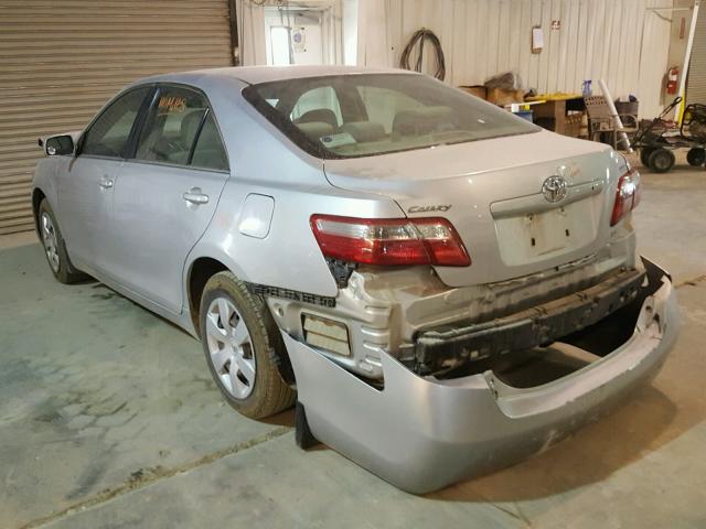 4T1BE46K67U011285 - 2007 TOYOTA CAMRY NEW SILVER photo 3