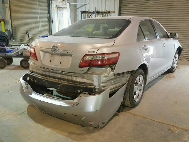 4T1BE46K67U011285 - 2007 TOYOTA CAMRY NEW SILVER photo 4