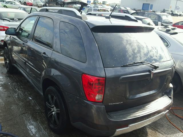 2CKDL63F976008359 - 2007 PONTIAC TORRENT GRAY photo 3