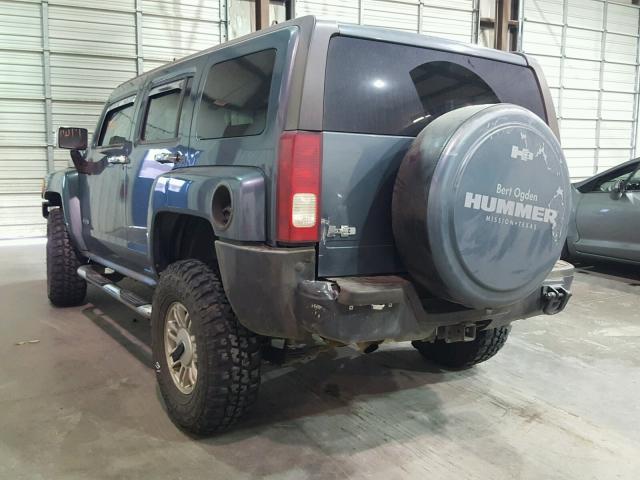 5GTDN136568146468 - 2006 HUMMER H3 BLUE photo 3