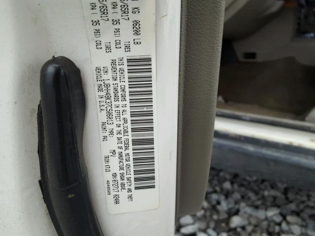 1J8HH48K37C506013 - 2007 JEEP COMMANDER 白色 照片 10