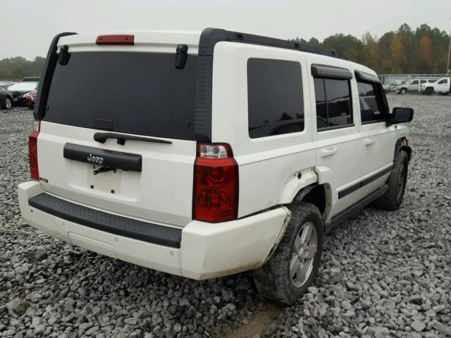 1J8HH48K37C506013 - 2007 JEEP COMMANDER WHITE photo 4