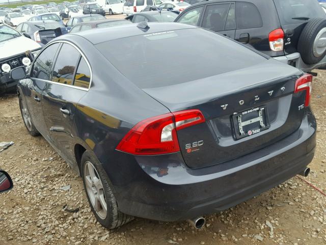 YV1622FS1C2119638 - 2012 VOLVO S60 T5 GRAY photo 3