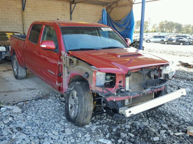 5TFKU4HN4EX005530 - 2014 TOYOTA TACOMA DOU RED photo 1