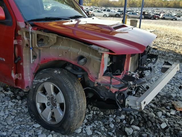 5TFKU4HN4EX005530 - 2014 TOYOTA TACOMA DOU RED photo 9