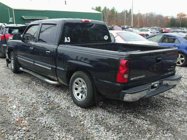 2GCEC13T061103148 - 2006 CHEVROLET SILVERADO BLACK photo 3