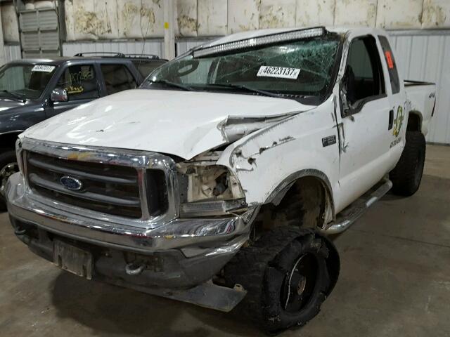 1FTNX21L74EB26810 - 2004 FORD F250 SUPER WHITE photo 2