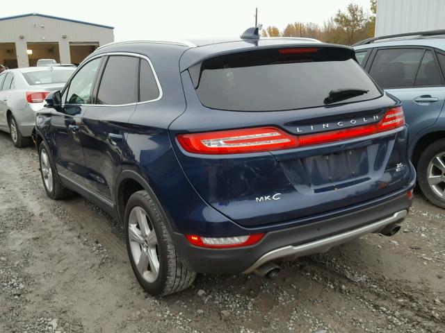 5LMCJ1C9XGUJ10978 - 2016 LINCOLN MKC PREMIE BLUE photo 3