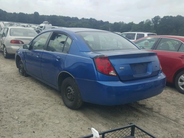 1G8AJ52F34Z135419 - 2004 SATURN ION LEVEL BLUE photo 3