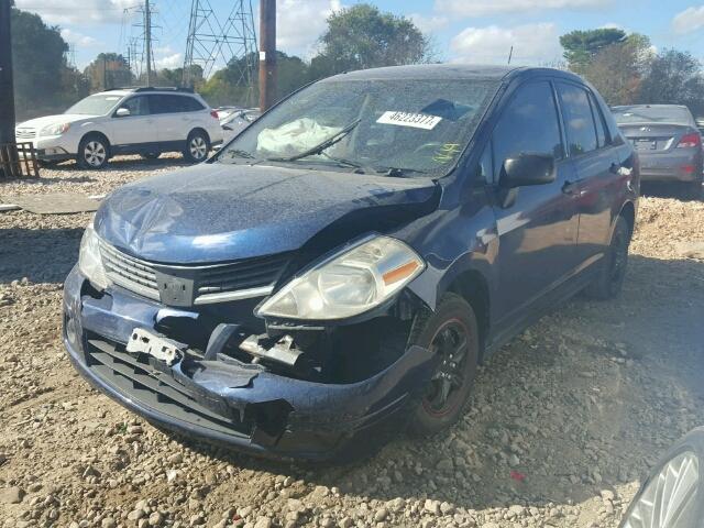 3N1CC11E69L483937 - 2009 NISSAN VERSA S BLUE photo 2