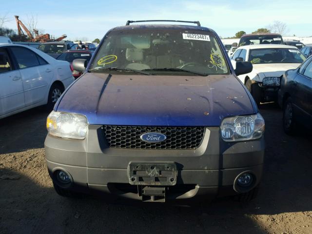 1FMYU96H25KC30798 - 2005 FORD ESCAPE HEV BLUE photo 9