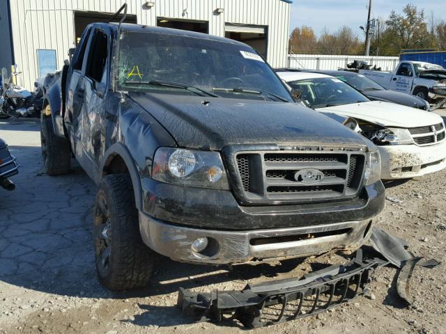 1FTPX04566KB71588 - 2006 FORD F150 BLACK photo 1